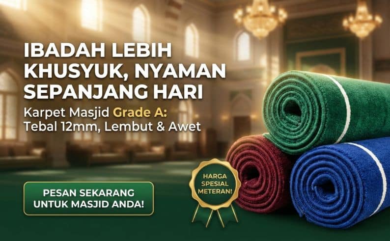 karpet masjid grade a tebal dan nyaman untuk masjid karpet masjid grade a tebal dan nyaman untuk masjid