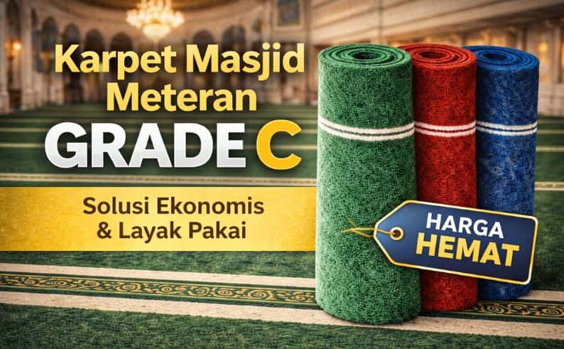 karpet masjid meteran grade c solusi ekonomis untuk musholla dan masjid kecil karpet masjid meteran grade c solusi ekonomis untuk musholla dan masjid kecil