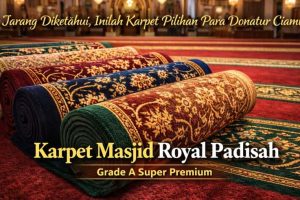 Masjid di Ciamis Mulai Beralih ke Karpet Masjid Royal Padisah, Ini Alasannya